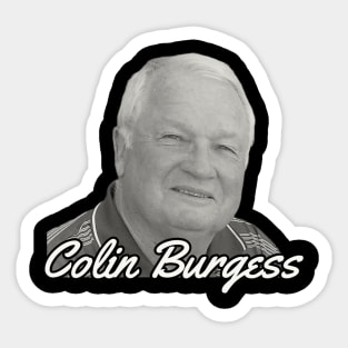 Retro Burgess Sticker